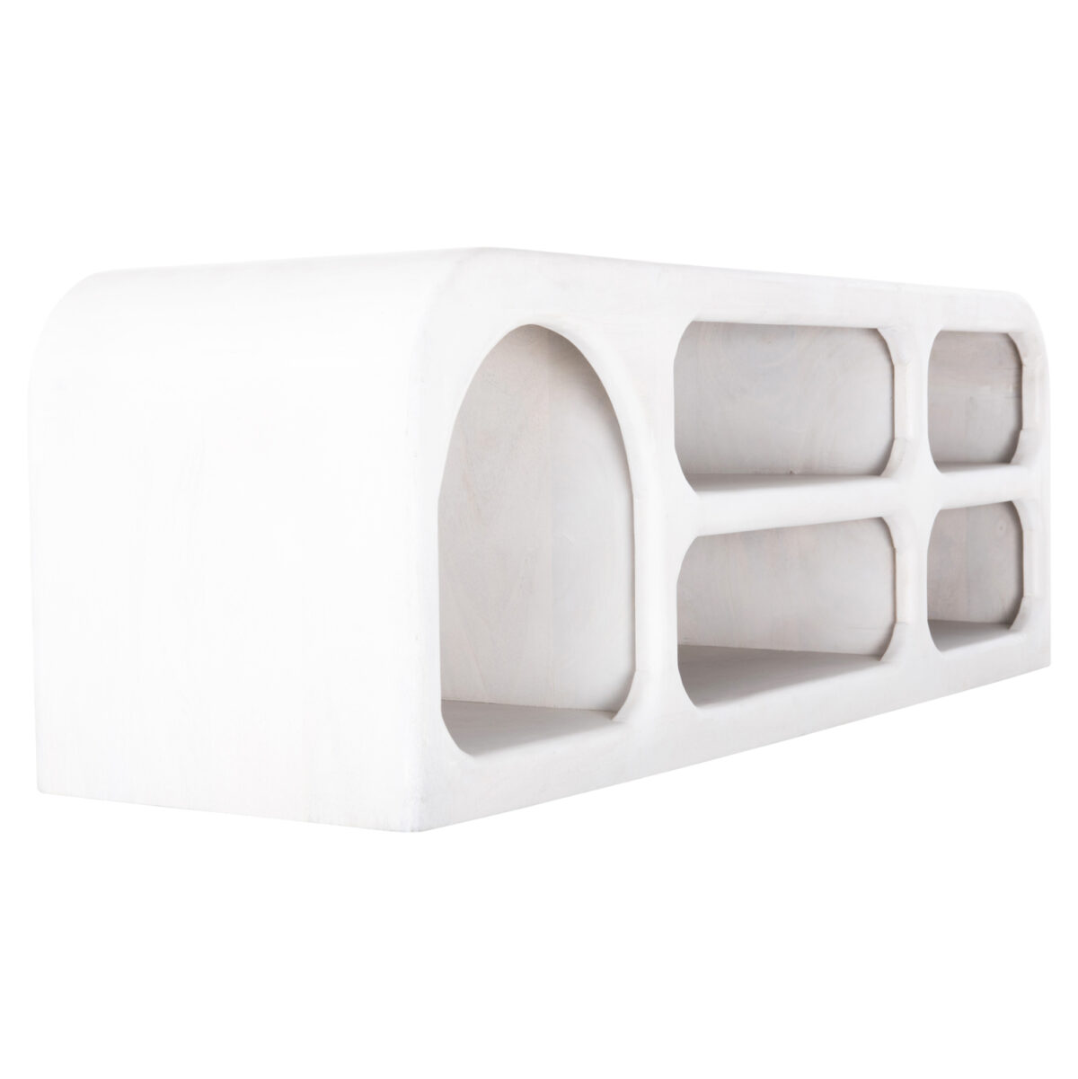 ΕΠΙΠΛΟ ΤΗΛΕΟΡΑΣΗΣ HANDYR LH10.9704 ΜΑΣΙΦ ΞΥΛΟ MANGO ΣΕ ΛΕΥΚΟ 130x40x45Yεκ. - Image 4