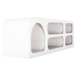 ΕΠΙΠΛΟ ΤΗΛΕΟΡΑΣΗΣ HANDYR LH10.9704 ΜΑΣΙΦ ΞΥΛΟ MANGO ΣΕ ΛΕΥΚΟ 130x40x45Yεκ. - Image 4