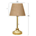 ΦΩΤΙΣΤΙΚΟ ΕΠΙΤΡΑΠΕΖΙΟ LH10.7592.01 ΧΡΥΣΟ-ΜΠΕΖ - Image 2