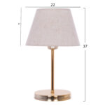 ΦΩΤΙΣΤΙΚΟ ΕΠΙΤΡΑΠΕΖΙΟ LH10.7600.02 ΕΚΡΟΥ-ΧΡΥΣΟ - Image 2