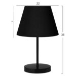 ΦΩΤΙΣΤΙΚΟ ΕΠΙΤΡΑΠΕΖΙΟ LH10.7602.02 ΜΑΥΡΟ - Image 2