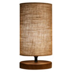 ΦΩΤΙΣΤΙΚΟ ΕΠΙΤΡΑΠΕΖΙΟ ΞΥΛΙΝΟ ΜΕ WICKER ΚΑΦΕ ΜΕ ΜΠΕΖ LH10.7596.01 24Χ30εκ.