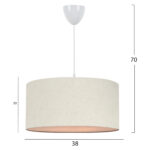 ΦΩΤΙΣΤΙΚΟ ΟΡΟΦΗΣ ΕΚΡΟΥ LH10.7620.02 - Image 2