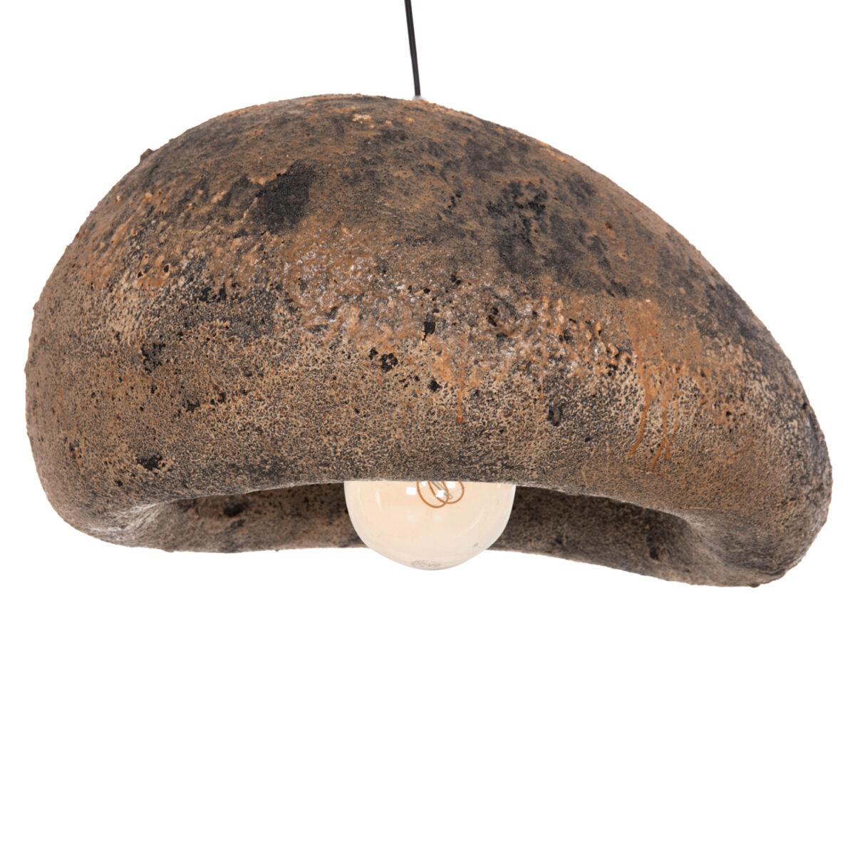 ΦΩΤΙΣΤΙΚΟ ΟΡΟΦΗΣ ΜΕ ΟΨΗ ΠΕΤΡΑΣ STONER (M) LH10.4418.03 ΓΚΡΙ/ΚΑΦΕ--55x45x40Υεκ. - Image 4