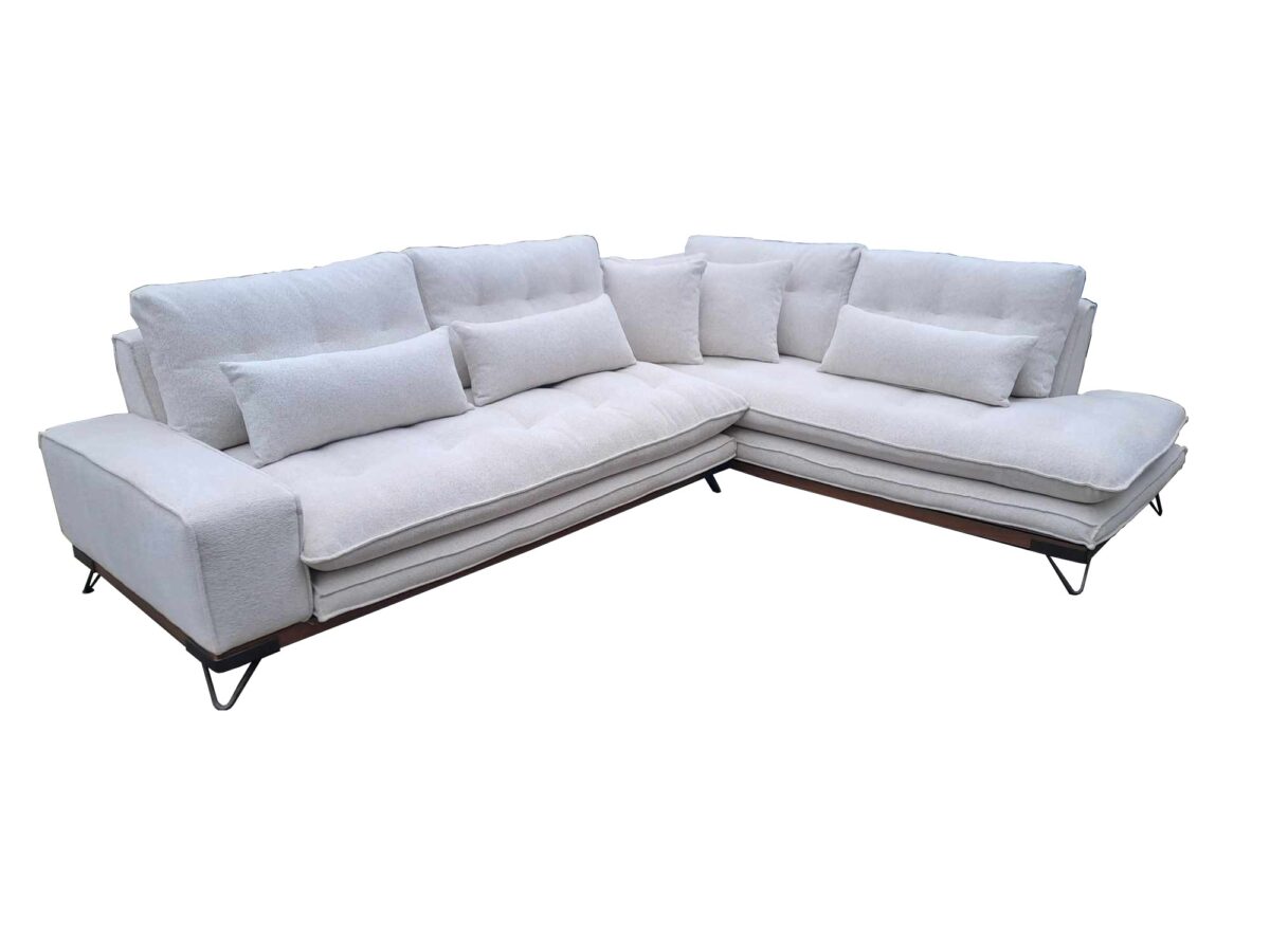 ΓΩΝΙΑΚΟΣ ΚΑΝΑΠΕΣ 300εκ_x_230εκ_x_98εκ "ISLAND" - Image 2