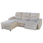 ΚΑΝΑΠΕΣ ΑΡΙΣΤΕΡΗ ΓΩΝΙΑ SYNTHIA LH10.3308.01L ΑΝΑΚΛΙΣΗ & ΑΠΟΘ.ΧΩΡΟΣ--ΜΠΕΖ 245x170x98Υεκ - Image 3