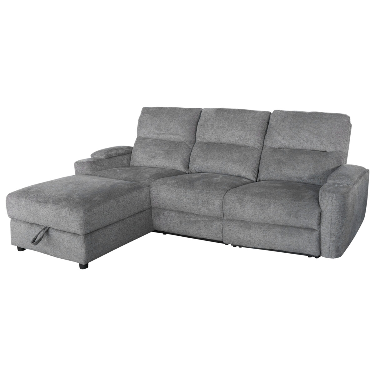 ΚΑΝΑΠΕΣ ΑΡΙΣΤΕΡΗ ΓΩΝΙΑ SYNTHIA LH10.3308.03L ΑΝΑΚΛΙΣΗ & ΑΠΟΘ.ΧΩΡΟΣ--ΓΚΡΙ 245x170x98Υεκ - Image 3