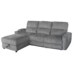 ΚΑΝΑΠΕΣ ΑΡΙΣΤΕΡΗ ΓΩΝΙΑ SYNTHIA LH10.3308.03L ΑΝΑΚΛΙΣΗ & ΑΠΟΘ.ΧΩΡΟΣ--ΓΚΡΙ 245x170x98Υεκ - Image 3