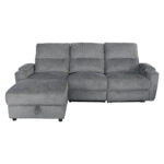 ΚΑΝΑΠΕΣ ΑΡΙΣΤΕΡΗ ΓΩΝΙΑ SYNTHIA LH10.3308.03L ΑΝΑΚΛΙΣΗ & ΑΠΟΘ.ΧΩΡΟΣ--ΓΚΡΙ 245x170x98Υεκ - Image 4