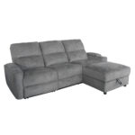 ΚΑΝΑΠΕΣ ΔΕΞΙΑ ΓΩΝΙΑ SYNTHIA LH10.3308.03R ΑΝΑΚΛΙΣΗ & ΑΠΟΘ.ΧΩΡΟΣ--ΓΚΡΙ 245x170x98Υεκ - Image 3