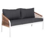 ΚΑΝΑΠΕΣ ΕΞ.ΧΩΡΟΥ 3ΘΕΣΙΟΣ MAERLY LH10.6055.01 ΑΛΟΥΜΙΝΙΟ ΛΕΥΚΟ-ΣΧΟΙΝΙ-ΑΝΘΡΑΚΙ ΜΑΞΙΛΑΡΙΑ