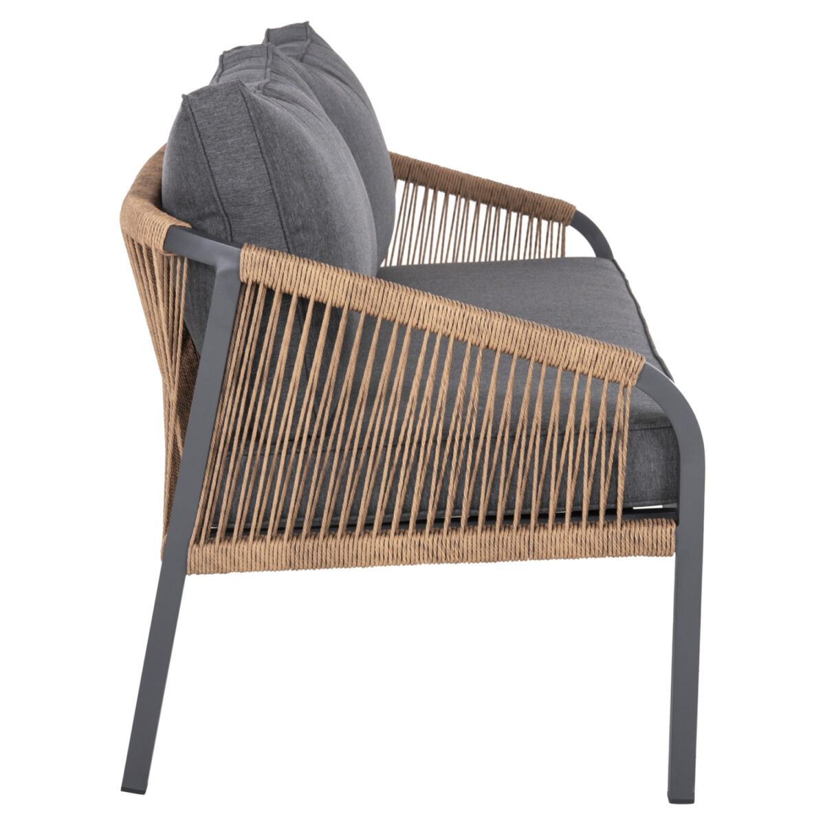 ΚΑΝΑΠΕΣ ΕΞ.ΧΩΡΟΥ 3ΘΕΣΙΟΣ MAERLY LH10.6055.03 ΑΛΟΥΜΙΝΙΟ ΑΝΘΡΑΚΙ-ΣΧΟΙΝΙ-ΑΝΘΡΑΚΙ ΜΑΞΙΛΑΡΙΑ - Image 4