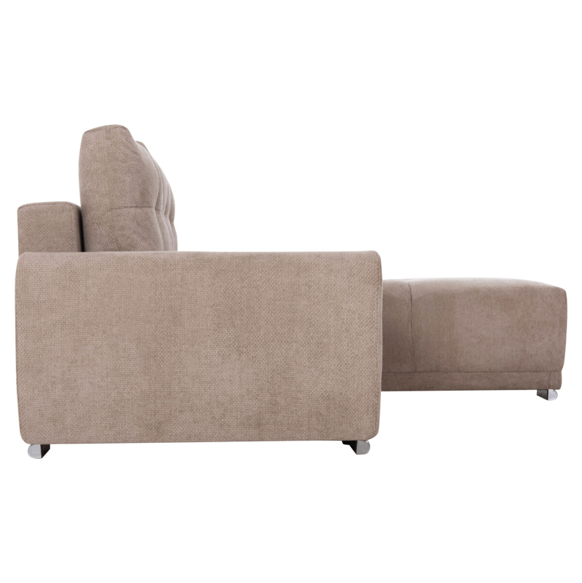 ΚΑΝΑΠΕΣ ΚΡΕΒΑΤΙ ΔΕΞΙΑ ΓΩΝΙΑ COMFYRA LH10.3336.03R ΜΠΕΖ ΥΦΑΣΜΑ 270x181x75Υεκ - Image 5