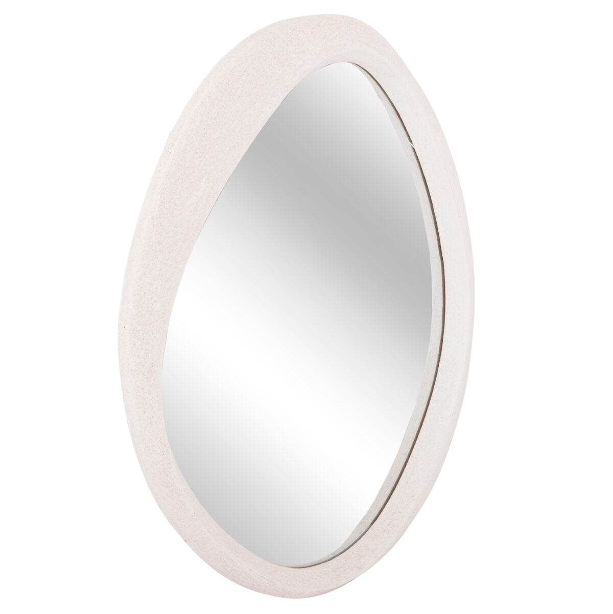 ΚΑΘΡΕΠΤΗΣ ΤΟΙΧΟΥ ΟΒΑΛ ΣΕΙΡΑ SANTORINI LH10.4514 MDF ΣΕ ΥΠΟΛΕΥΚΟ 48x3,2x60Υεκ - Image 1