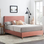 ΚΡΕΒΑΤΙ ΜΕ ΣΤΡΩΜΑ INDRA LH10.21280.03 ΣΑΠΙΟ ΜΗΛΟ ΒΕΛΟΥΔΟ--ΓΙΑ 160x200εκ