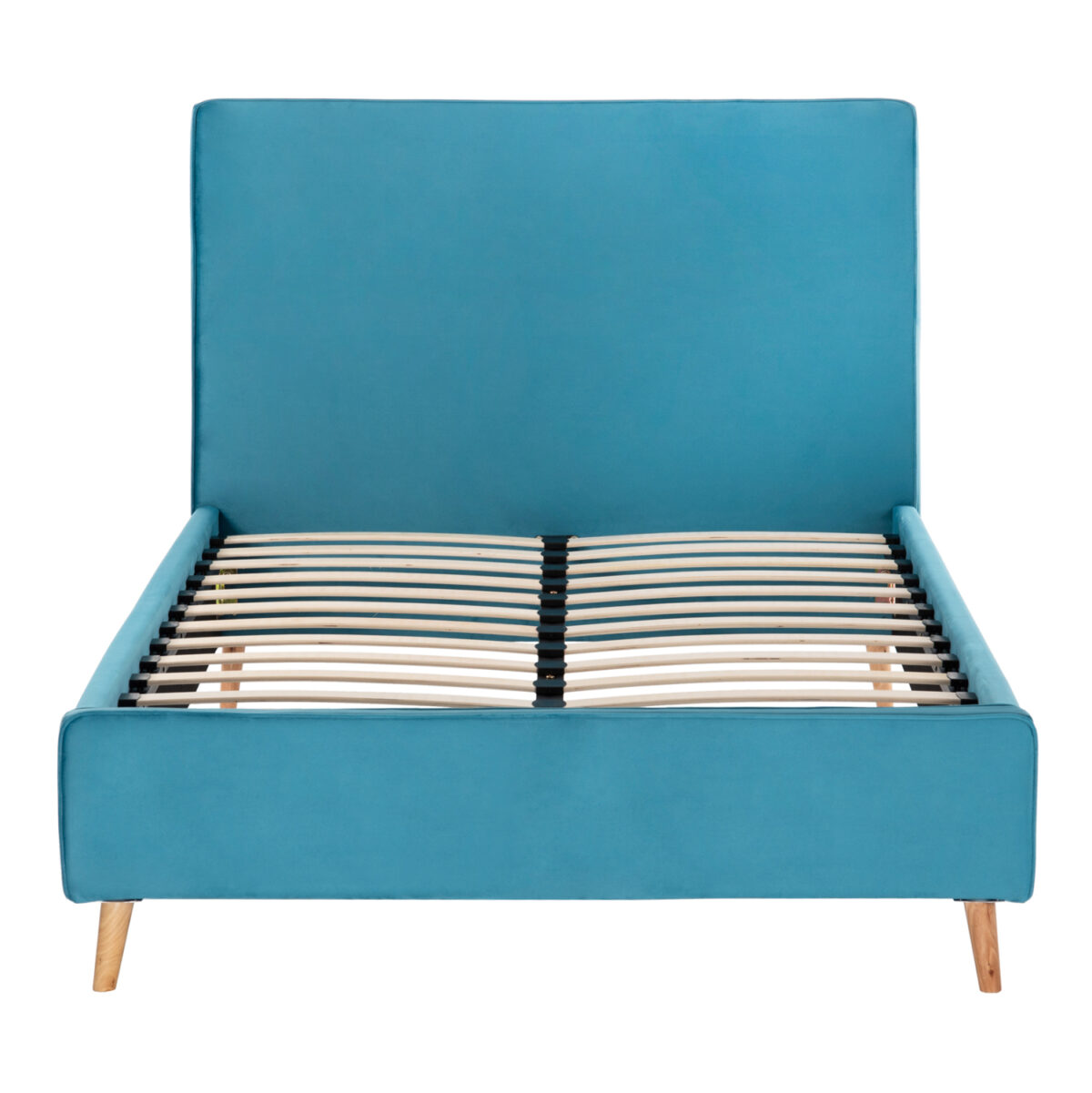 ΚΡΕΒΑΤΙ ΜΕ ΣΤΡΩΜΑ MAYLIN LH10.21281.02 ΤΙΡΚΟΥΑΖ ΒΕΛΟΥΔΟ--ΓΙΑ 120x200εκ - Image 4