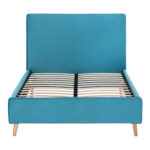 ΚΡΕΒΑΤΙ ΜΕ ΣΤΡΩΜΑ MAYLIN LH10.21281.02 ΤΙΡΚΟΥΑΖ ΒΕΛΟΥΔΟ--ΓΙΑ 120x200εκ - Image 4