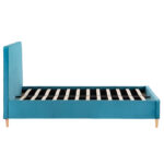 ΚΡΕΒΑΤΙ ΜΕ ΣΤΡΩΜΑ MAYLIN LH10.21281.02 ΤΙΡΚΟΥΑΖ ΒΕΛΟΥΔΟ--ΓΙΑ 120x200εκ - Image 5