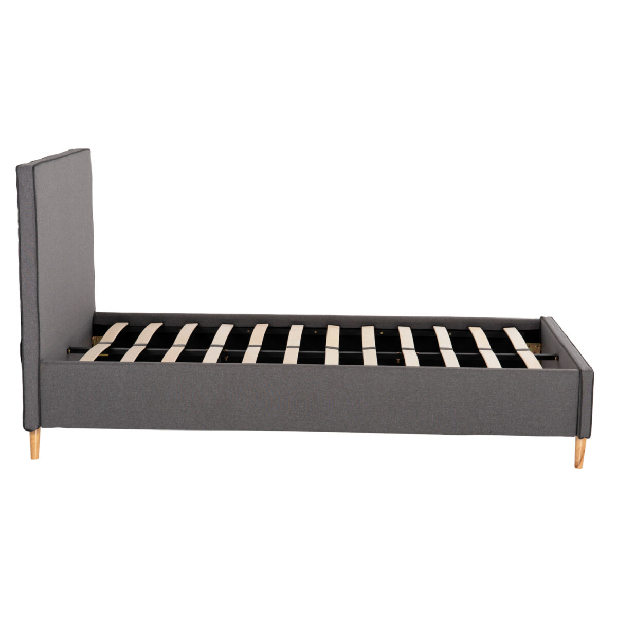 ΚΡΕΒΑΤΙ ΜΕ ΣΤΡΩΜΑ MAYLIN LH10.21281.03 ΓΚΡΙ ΥΦΑΣΜΑ--ΓΙΑ 120x200εκ - Image 5