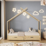 ΚΡΕΒΑΤΙ ΠΑΙΔΙΚΟ ΜΕ ΣΤΡΩΜΑ KLARICE LH10.21305 ΞΥΛΟ ΠΕΥΚΟΥ ΣΕ ΦΥΣΙΚΟ--ΣΤΡΩΜΑ 90x190εκ