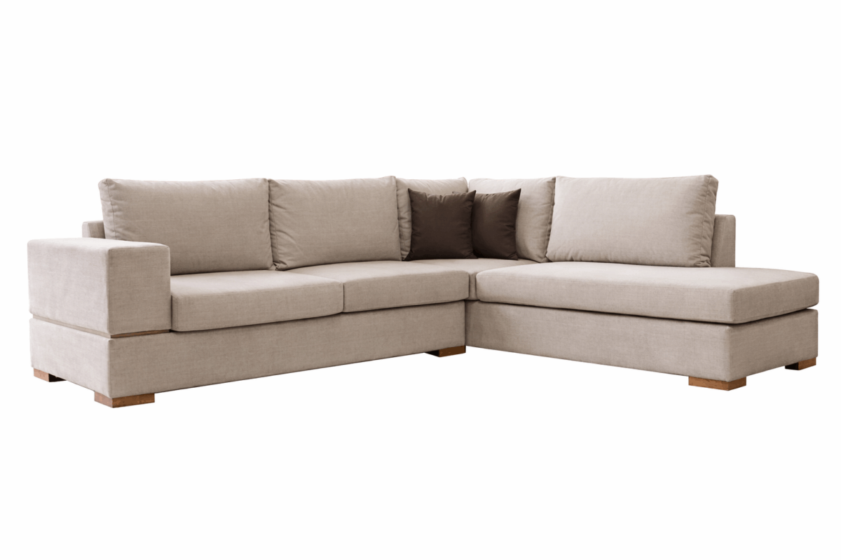 ΓΩΝΙΑΚΟΣ ΚΑΝΑΠΕΣ 280_x_220_x_95 "NAPOLI" - Image 2