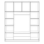 ΝΤΟΥΛΑΠΑ 4ΦΥΛΛΗ ΜΕ ΠΑΤΑΡΙ ΚΑΙ 2 ΣΥΡΤΑΡΙΑ 200Χ240Χ55.5εκ ZEBRANO LH10.11224.01 - Image 2