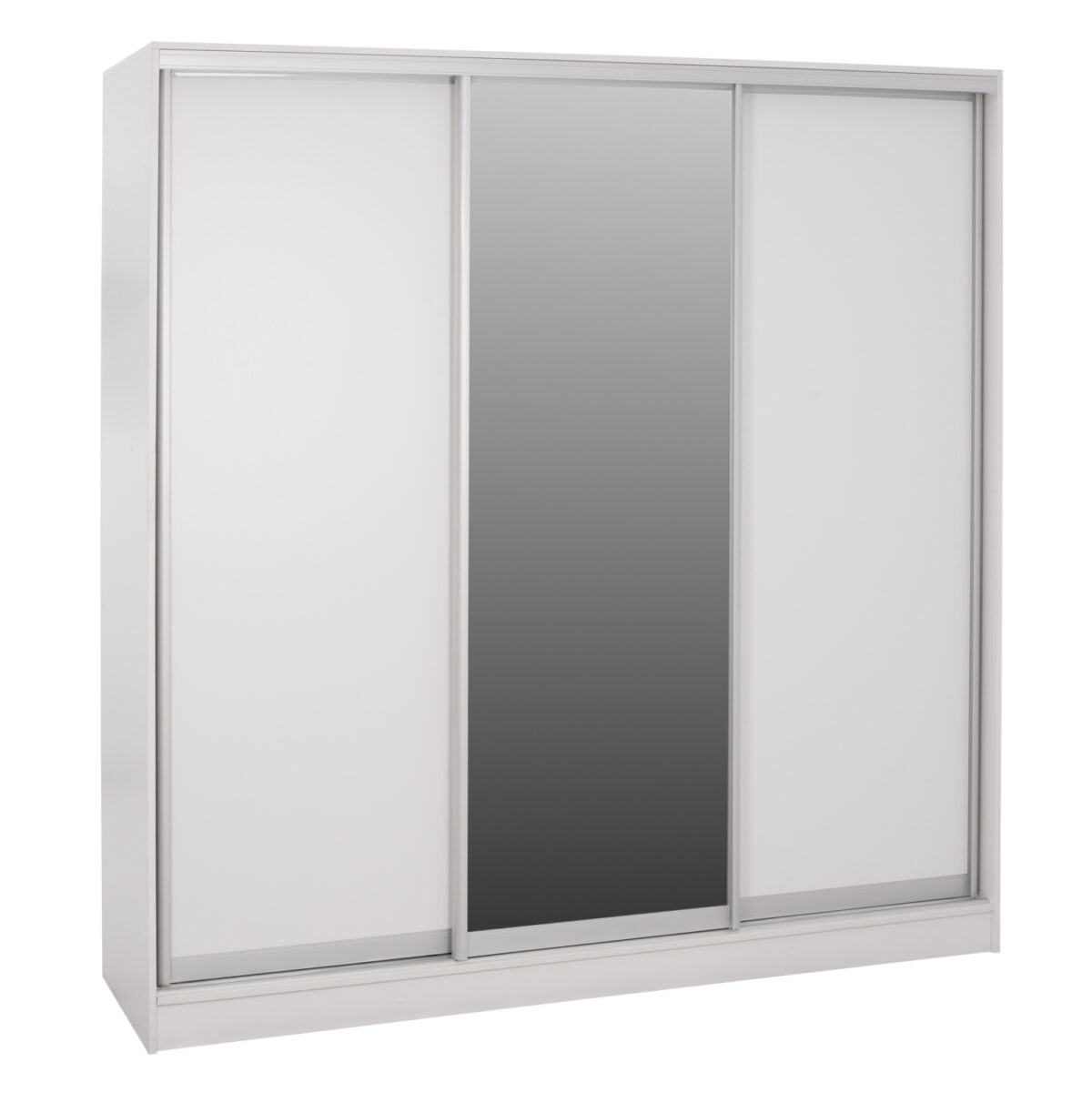 ΝΤΟΥΛΑΠΑ ΣΥΡΟΜΕΝΗ ADLER ΜΕΛΑΜΙΝΗΣ ΛΕΥΚΗ ΜΕ ΚΑΘΡΕΠΤΗ LH10.2435.03  200X60X210Υεκ - Image 1