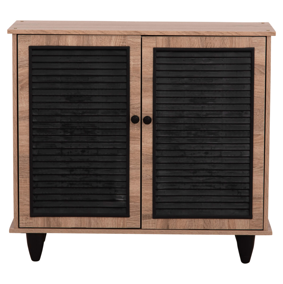 ΠΑΠΟΥΤΣΟΘΗΚΗ ΞΥΛΙΝΗ MCKENNA LH10.2266.02 ΣΕ ΧΡΩΜΑ SONAMA-ΜΑΥΡΟ 77x30x69Υεκ. - Image 3