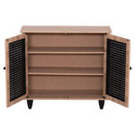 ΠΑΠΟΥΤΣΟΘΗΚΗ ΞΥΛΙΝΗ MCKENNA LH10.2266.02 ΣΕ ΧΡΩΜΑ SONAMA-ΜΑΥΡΟ 77x30x69Υεκ. - Image 5