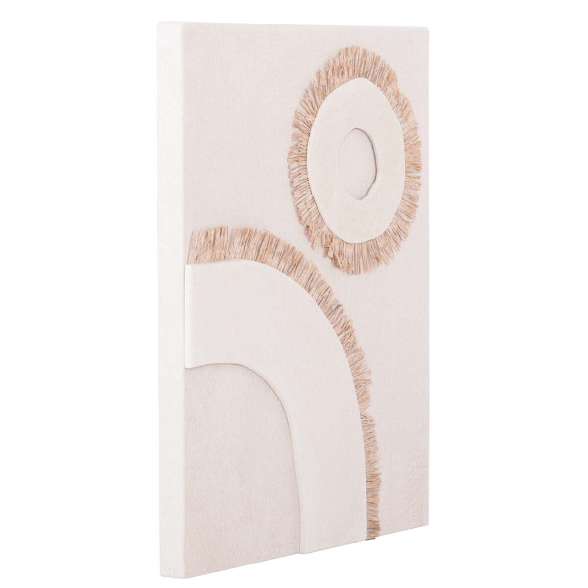 ΠΙΝΑΚΑΣ ΟΡΘΟΓΩΝΙΟΣ ΣΕΙΡΑ SANTORINI LH10.4534 MDF ΥΠΟΛΕΥΚΟ ΧΡΩΜΑ-ΔΙΑΚΟΣΜΗΣΗ ΜΠΕΖ 48x4,5(πάχος)x60Υεκ. - Image 3