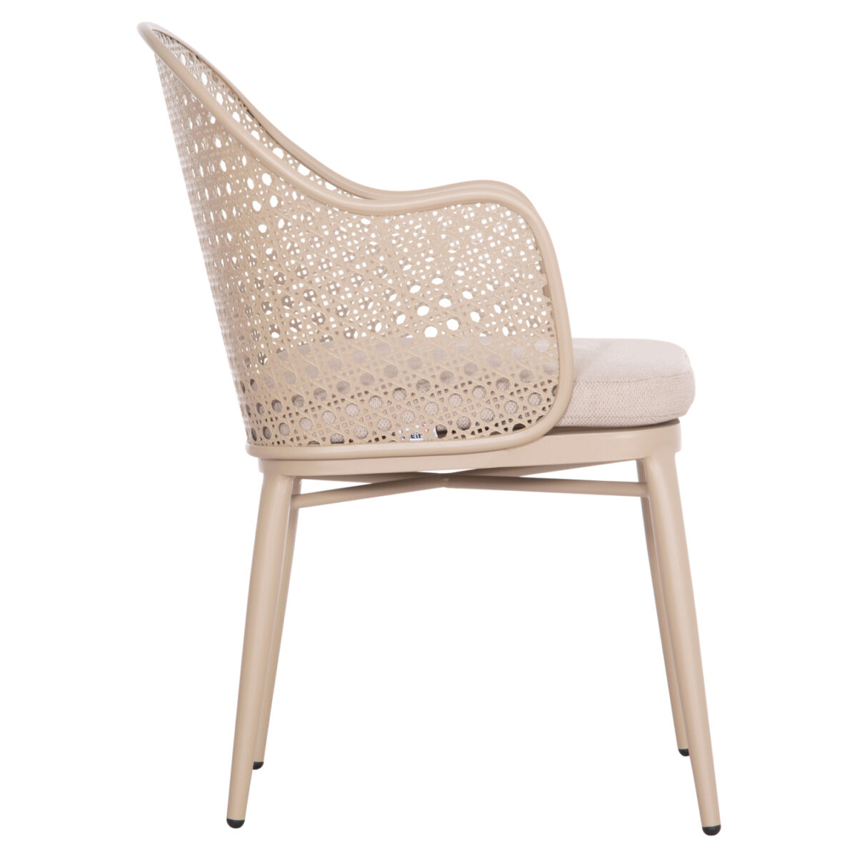 ΠΟΛΥΘΡΟΝΑ ΑΛΟΥΜΙΝΙΟΥ OREGO LH10.6268.03 ΚΑΠΟΥΤΣΙΝΟ-ΜΑΞΙΛΑΡΙ ΜΠΕΖ 58x55x83Υεκ. - Image 4