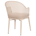 ΠΟΛΥΘΡΟΝΑ ΑΛΟΥΜΙΝΙΟΥ OREGO LH10.6268.03 ΚΑΠΟΥΤΣΙΝΟ-ΜΑΞΙΛΑΡΙ ΜΠΕΖ 58x55x83Υεκ. - Image 5