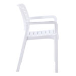 ΠΟΛΥΘΡΟΝΑ ΕΞΩΤ.ΧΩΡΟΥ FLAN LH10.6369.01 ΛΕΥΚΟ ΠΟΛΥΠΡΟΠΥΛΕΝΙΟ 57x56x82.5Yεκ. - Image 4