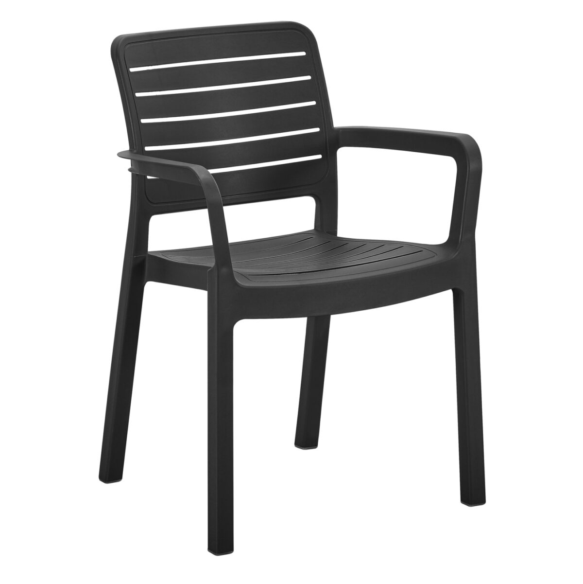 polythrona-exotchoroy-fb9636902-mayro-po ΠΟΛΥΘΡΟΝΑ ΕΞΩΤ.ΧΩΡΟΥ FLAN LH10.6369.02 ΜΑΥΡΟ ΠΟΛΥΠΡΟΠΥΛΕΝΙΟ 57x56x82.5Yεκ. - Image 1