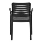 ΠΟΛΥΘΡΟΝΑ ΕΞΩΤ.ΧΩΡΟΥ FLAN LH10.6369.02 ΜΑΥΡΟ ΠΟΛΥΠΡΟΠΥΛΕΝΙΟ 57x56x82.5Yεκ. - Image 5