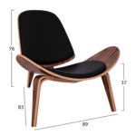 ΠΟΛΥΘΡΟΝΑ SUPERIOR PLUS LH10.1128.01 ΚΑΡΥΔΙ ΜΕ ΜΑΥΡΟ ΜΑΞΙΛΑΡΙ PU 89x83x76Yεκ. - Image 2