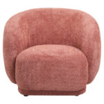 ΠΟΛΥΘΡΟΝΑ KARPEN LH10.9600.02 ΡΟΖ ΜΠΟΥΚΛΕ ΥΦΑΣΜΑ 93x87x78Υ εκ. - Image 2