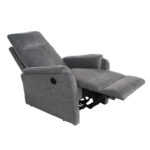 ΠΟΛΥΘΡΟΝΑ RELAX ΜΕ ΗΛΕΚΤΡΙΚΗ ΑΝΑΚΛΙΣΗ SYNTHIA LH10.3309.03 ΓΚΡΙ ΥΦΑΣΜΑ 75x86x100Yεκ - Image 3