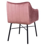 ΠΟΛΥΘΡΟΝΑΚΙ ALLYSA LH10.8518.02 ΑΠΟ ΒΕΛΟΥΔΟ ΣΑΠΙΟ ΜΗΛΟ 57x58x84Υ εκ. - Image 5