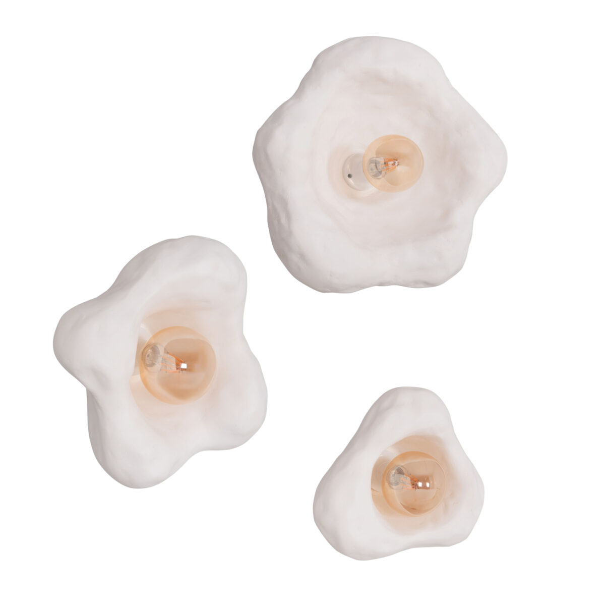 ΣΕΤ 3TMX ΕΠΙΤΟΙΧΙA ΦΩΤΙΣΤΙΚA LUXON LH10.10725.01 FIBER CEMENT ΣΕ ΛΕΥΚΟ [S-M-L] - Image 1