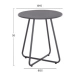 ΣΕΤ LOUNGE 3TMX ΕΞ.ΧΩΡΟΥ OREGO LH10.21107.01 ΑΛΟΥΜΙΝΙΟ & ΜΕΤΑΛΛΟ ΣΕ ΣΚΟΥΡΟ ΓΚΡΙ - Image 3