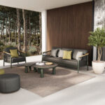 ΣΕΤ ΣΑΛΟΝΙ 5ΤΜΧ STREAM LH10.6426.07 ΠΡΑΣΙΝΟ ΑΛΟΥΜΙΝΙΟ-ΑΝΘΡΑΚΙ ΣΧΟΙΝΙ-OLEFIN - Image 2