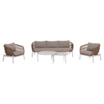 ΣΕΤ ΣΑΛΟΝΙ ΕΞ.ΧΩΡΟΥ 5ΤΜΧ MEMFIS LH10.6470.03 ΑΛΟΥΜΙΝΙΟ-ΣΧΟΙΝΙ-ΚΕΡΑΜΙΚΟ TOP--ΛΕΥΚΟ