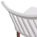 ΣΕΤ ΤΡΑΠΕΖΑΡΙΑΣ 5ΤΜΧ MINIMAL LH10.21172 MDF TOP ΣΕ ΛΕΥΚΟ-ΣΚΕΛΕΤΟΣ ΣΕ ΦΥΣΙΚΟ ΞΥΛΟΥ - Image 5