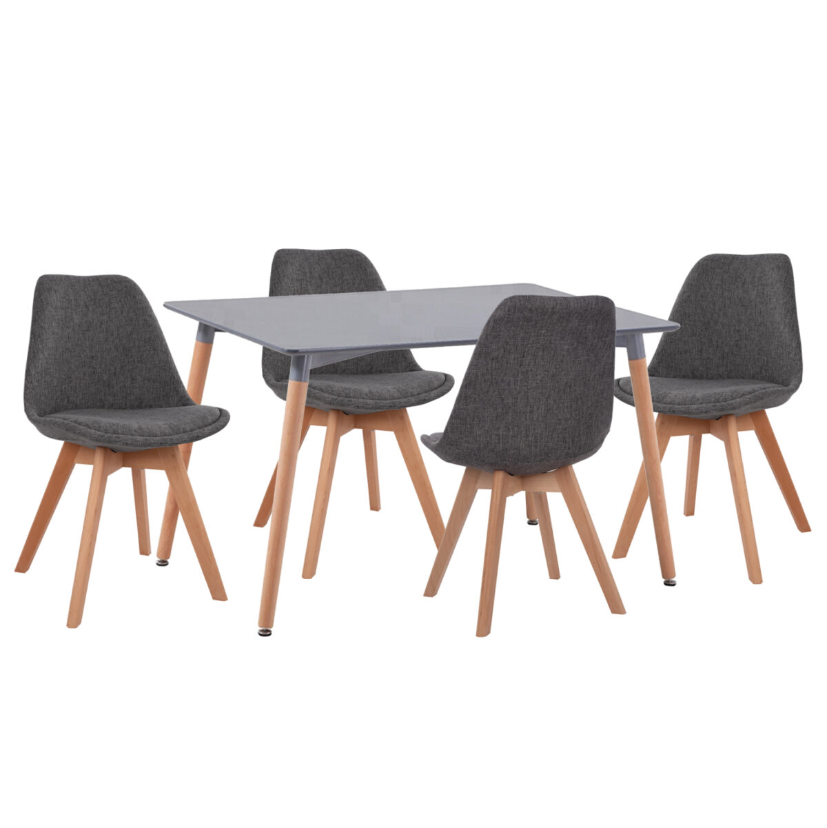 set-trapezarias-5tmch-fb921177-mdf-top-s ΣΕΤ ΤΡΑΠΕΖΑΡΙΑΣ 5ΤΜΧ VEGAS LH10.21177 MDF TOP ΣΕ ΓΚΡΙ--ΥΦΑΣΜΑ ΣΕ ΓΚΡΙ - Image 1