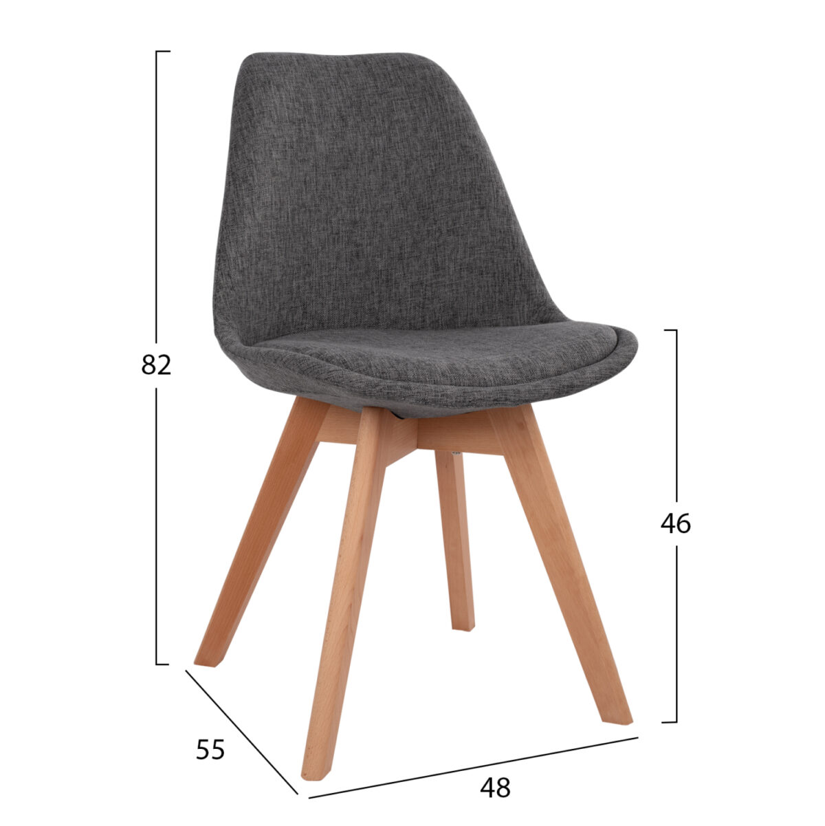 ΣΕΤ ΤΡΑΠΕΖΑΡΙΑΣ 5ΤΜΧ VEGAS LH10.21177 MDF TOP ΣΕ ΓΚΡΙ--ΥΦΑΣΜΑ ΣΕ ΓΚΡΙ - Image 3