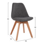 ΣΕΤ ΤΡΑΠΕΖΑΡΙΑΣ 5ΤΜΧ VEGAS LH10.21177 MDF TOP ΣΕ ΓΚΡΙ--ΥΦΑΣΜΑ ΣΕ ΓΚΡΙ - Image 3