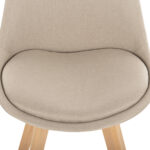 ΣΕΤ ΤΡΑΠΕΖΑΡΙΑΣ 5ΤΜΧ VEGAS LH10.21180 MDF TOP ΣΕ ΦΥΣΙΚΟ--ΥΦΑΣΜΑ ΜΠΕΖ - Image 4