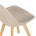 ΣΕΤ ΤΡΑΠΕΖΑΡΙΑΣ 5ΤΜΧ VEGAS LH10.21180 MDF TOP ΣΕ ΦΥΣΙΚΟ--ΥΦΑΣΜΑ ΜΠΕΖ - Image 5
