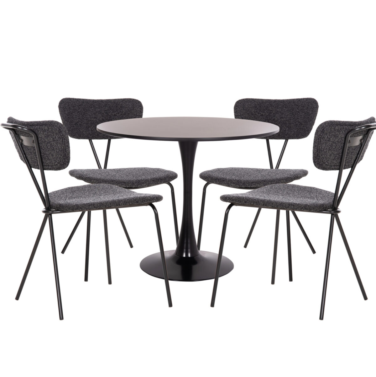set-trapezarias-5tmch-fb921200-mdf-top-m ΣΕΤ ΤΡΑΠΕΖΑΡΙΑΣ 5ΤΜΧ BROLIN LH10.21200 MDF TOP & ΜΕΤΑΛΛΟ ΜΑΥΡΟ-ΣΚΟΥΡΟ ΓΚΡΙ ΥΦΑΣΜΑ - Image 1